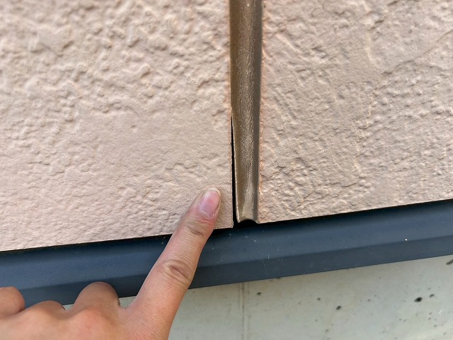 シーリング部分の浮き写真