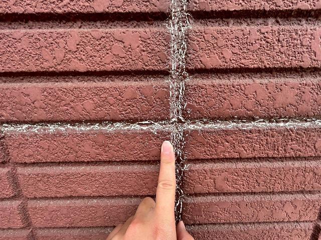 コーキング硬化写真