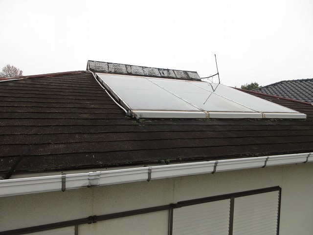 取り合い部分の汚れた写真