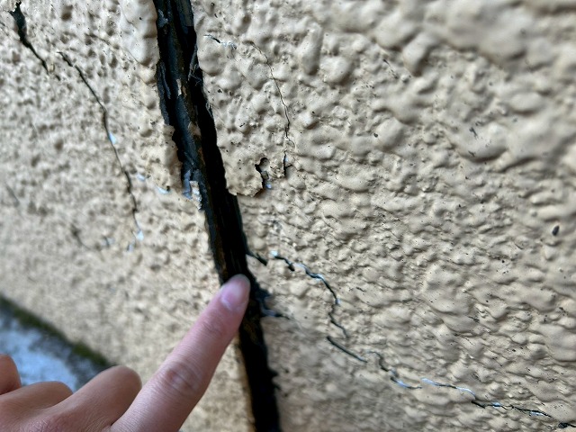 シーリング材の劣化写真