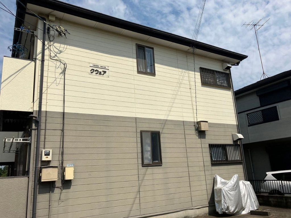 アパート外壁の調査