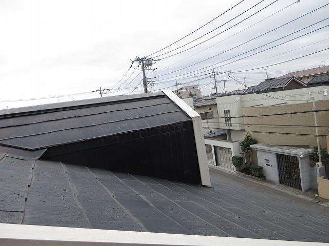 立ち上がり屋根の外観