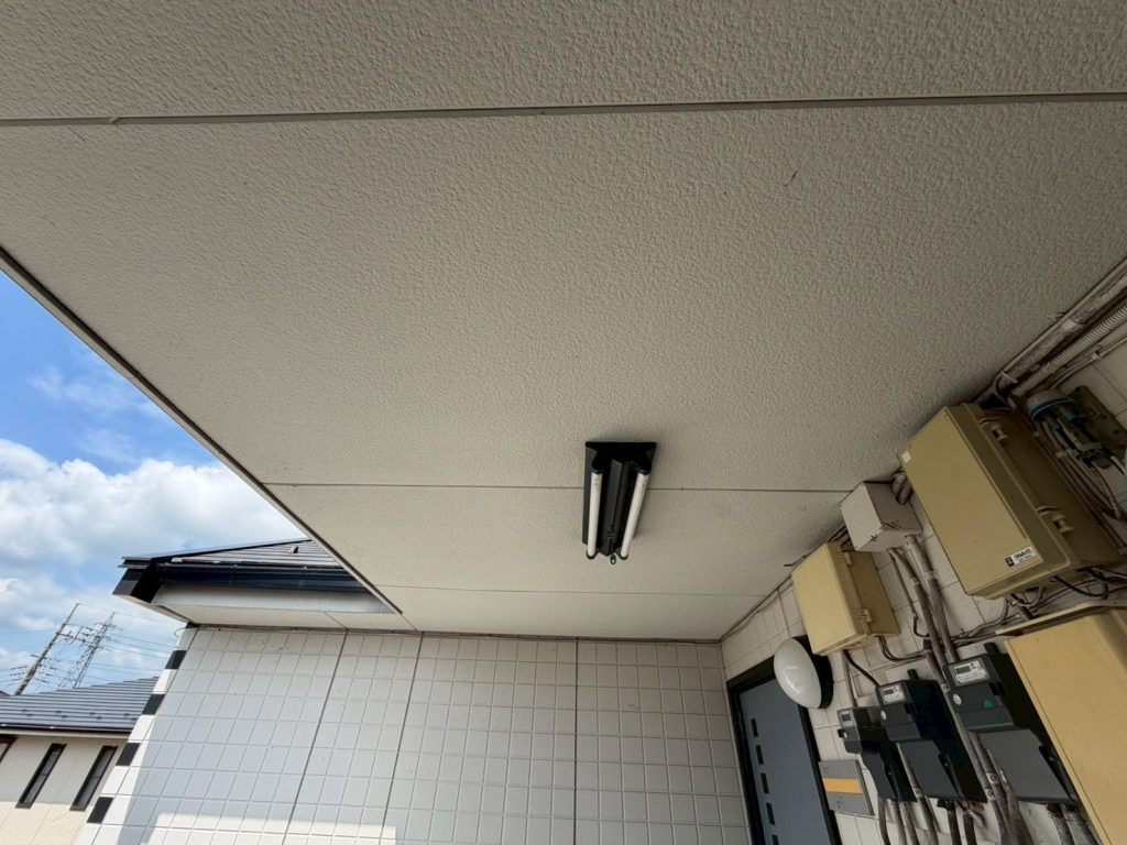 軒天の状態確認